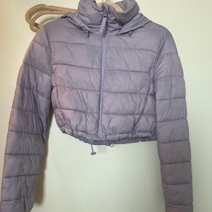 Periwinkle Puffer Coat bubble coat